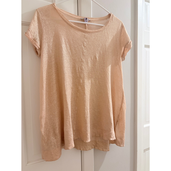 Bordeaux Tops - Bordeaux Women's Pink Short Sleeve Top Size XS
